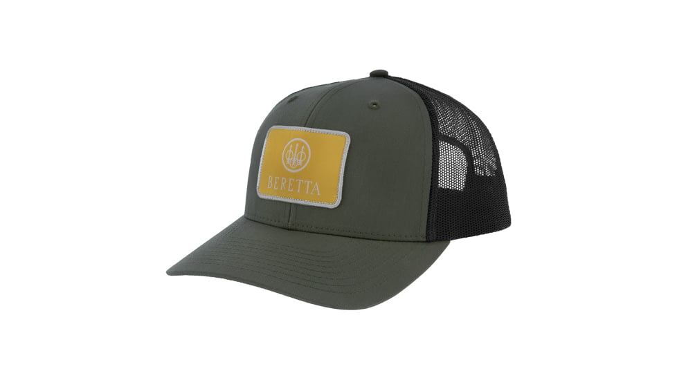 Beretta Field 112 Logo Trucker Hat - Men's, Loden/Graphite, BC024T1675070DUNI