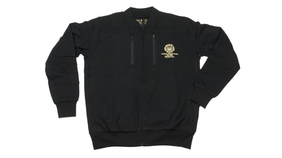 Beretta Centennial Bomber Sweatshirt,Black,Large FU131T09910999L