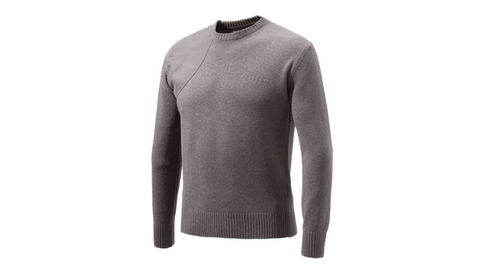 Beretta Crewneck Sweater, Brown Melange, Medium PU441T1194080PM