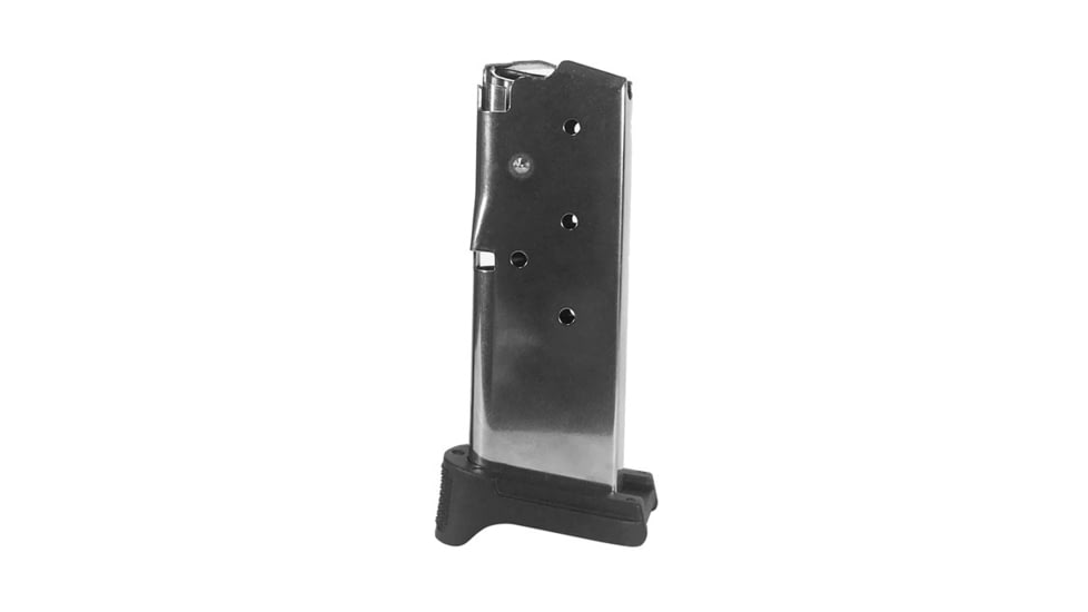 Beretta Floor Plate for APX Carry 6 Round Magazine, Flat, Silver, 6, JFAPXCARRY6EXT