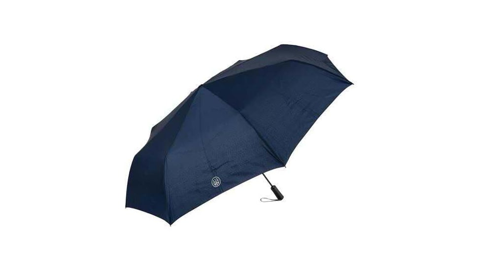 Beretta Foldable Umbrella, 49in Dia., Blue Total Eclipse, OM031T22230504UNI