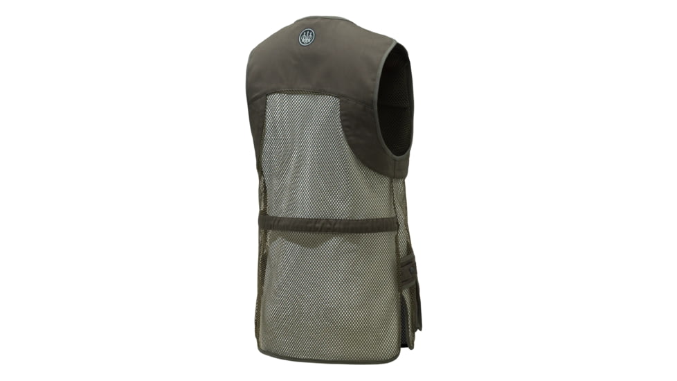 Beretta Full Mesh Shooting Vest, Brown Bark, Extra Large, GT671T155308AAXL