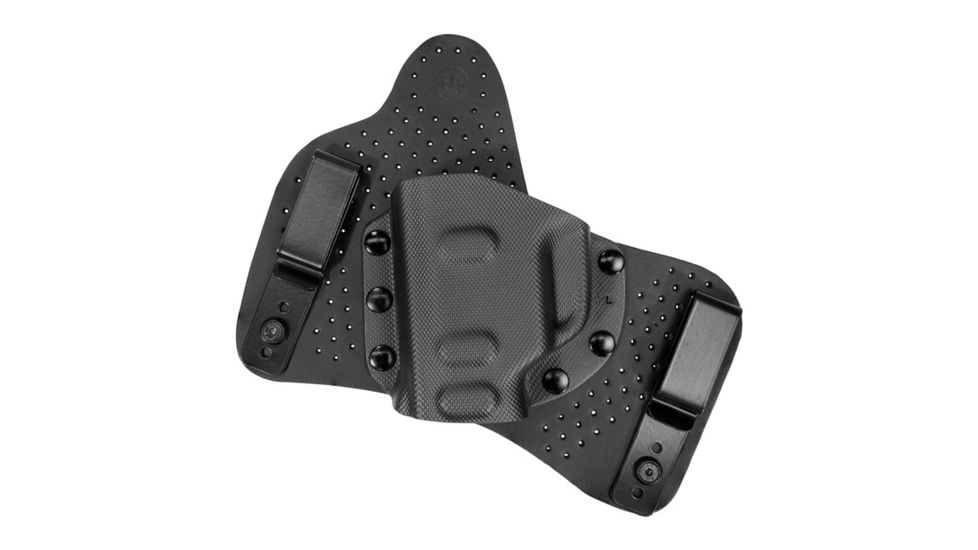 Beretta APX Carry Hybrid 2 Clip IWB Holster, APX, Left Hand, Black, E00737