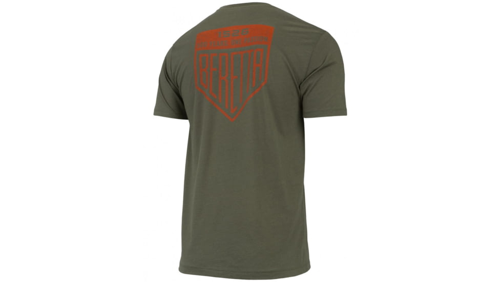 Beretta Legacy T-Shirt - Men's, Short Sleeve, Military Green, Extra Large, TS218T18900750XL