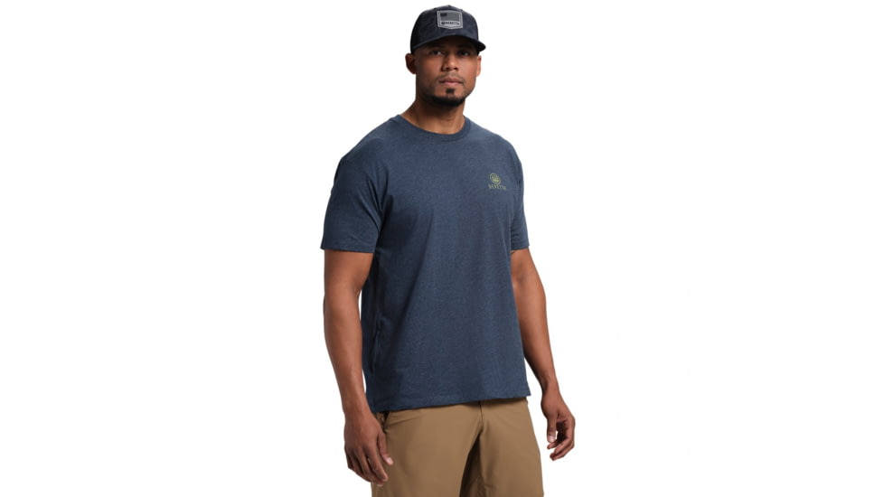 Beretta Legacy T-Shirt - Men's, Short Sleeve, Navy Heather, Extra Large, TS218T1890051YXL
