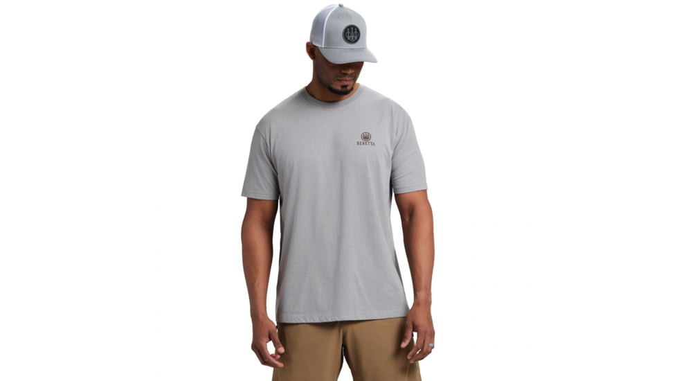 Beretta Legacy T-Shirt - Men's, Short Sleeve, Stone Heather, 3XL, TS218T1890096BXXXL
