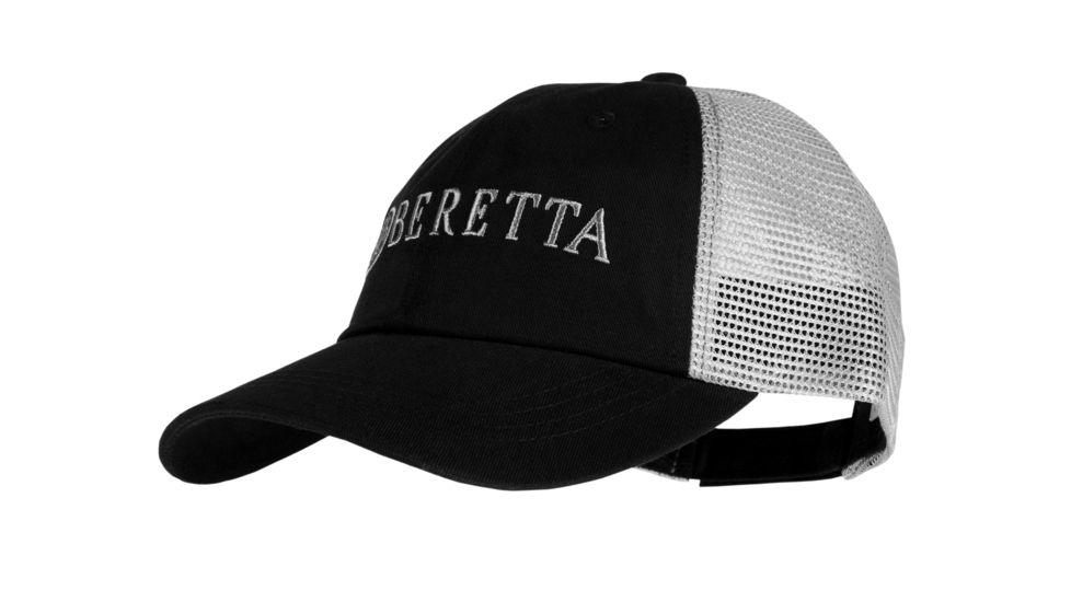 Beretta LP Trucker Hat, Black &amp; Grey, BC052016600903