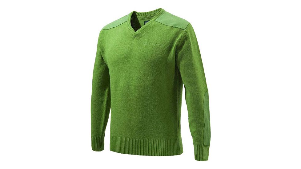 Beretta Men's Classic V-neck Sweater Light Green Medium