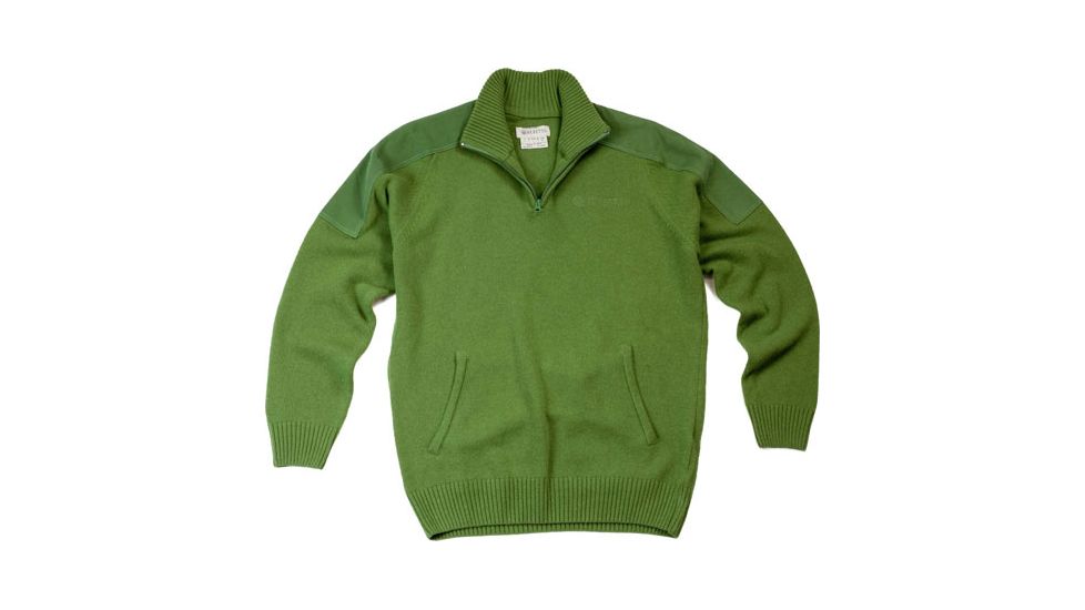Beretta Men's Half Zip Sweater Light Green Xxx-large