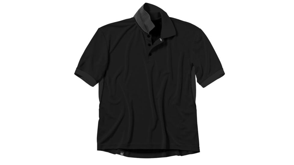 Beretta Mens Bamboo Tech Polo Shirt, Black, Extra Large MT1072510999XL