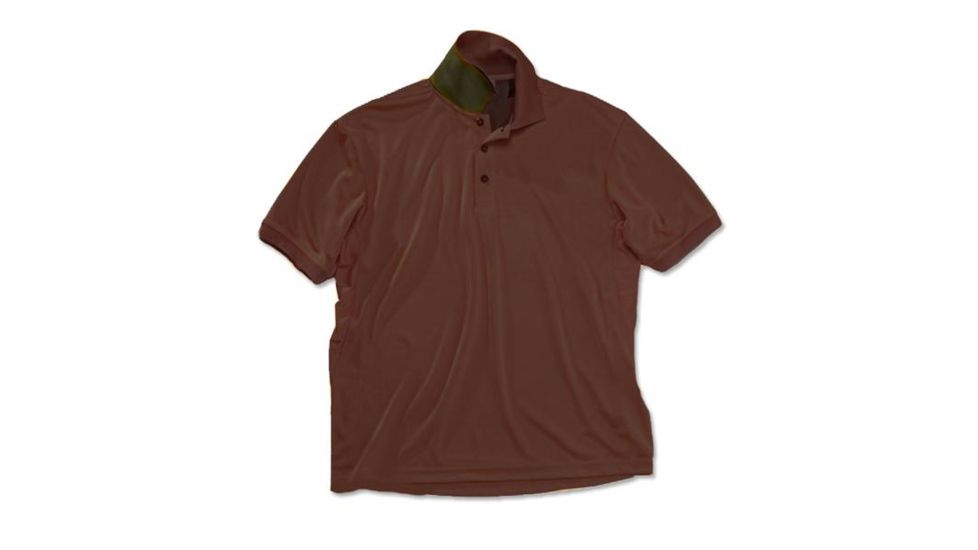 Beretta Mens Bamboo Tech Polo Shirt, Brown, Extra Large MT1072510835XL