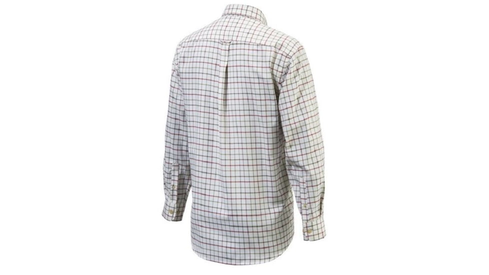 Beretta Mens Button Down Shirt,White Black Brown Check,3XL LU321T0754011UXXXL