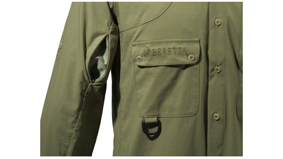 Beretta Mens Quick Dry Shirt, Men's, Green, 3XL, LU012T04400715XXXL