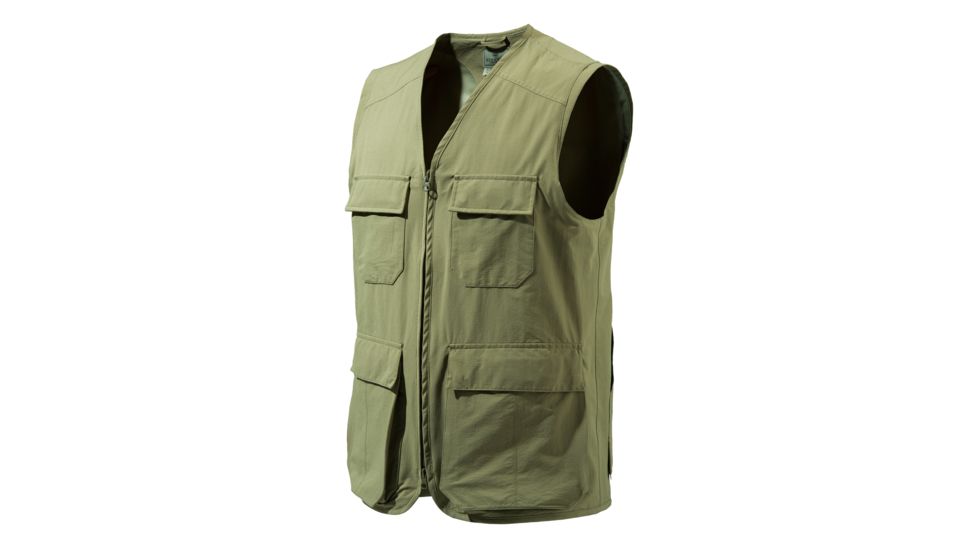 Beretta Mens Quick Dry Vest w/Game Bag,Fir Green,3XL GU322T0440070HXXXL
