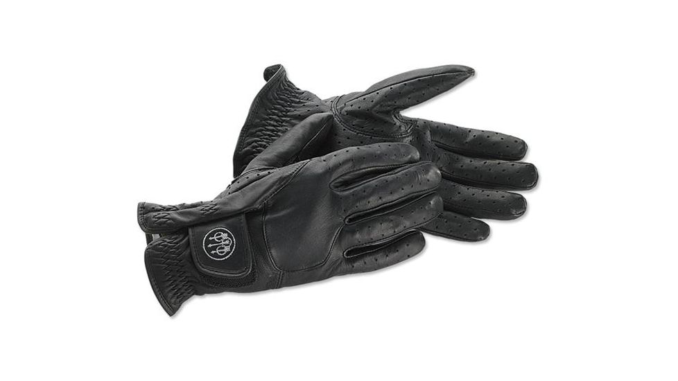 Beretta Mens Shooting Gloves, Leather, Black, Large GL4900210999L, EDEMO1