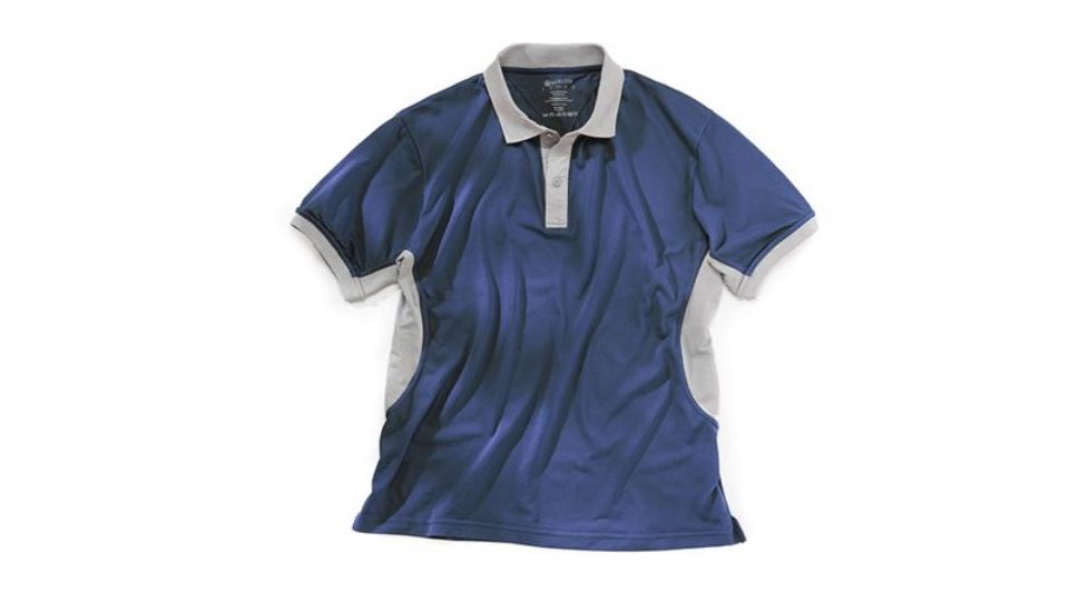 Beretta Mens Silver Pigeon Performance Polo Shirt,Blue/Silver,Small MP031T0473058SS