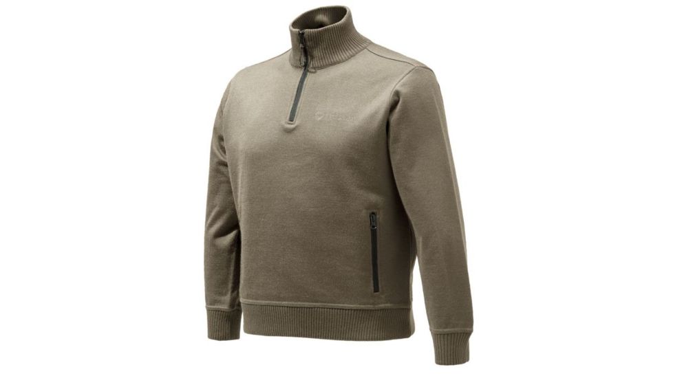 Beretta Mens Technowindshield Half Zip Sweatshirt,Hazelnut,L PU421T12010825L
