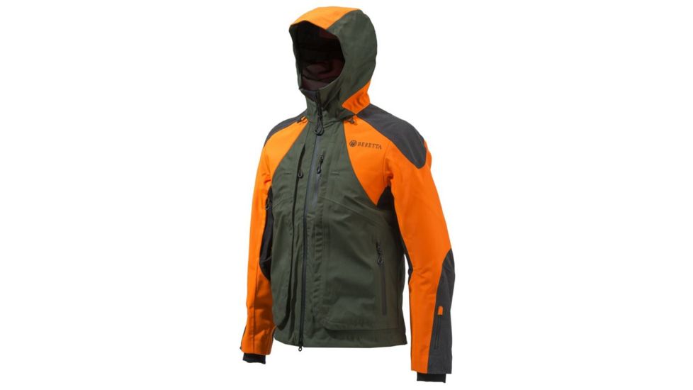 Beretta Mens Thornproof Jacket,Green/Orange,L GU421T0649077WL