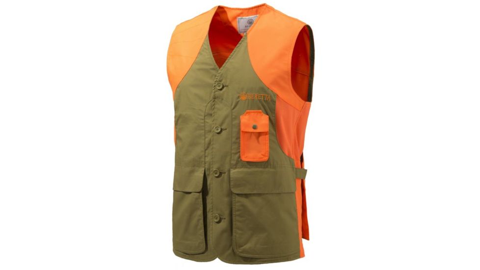 Beretta Mens Upland Ultralight Vest,Light Brown/Orange,XL GU472T1184081GXL