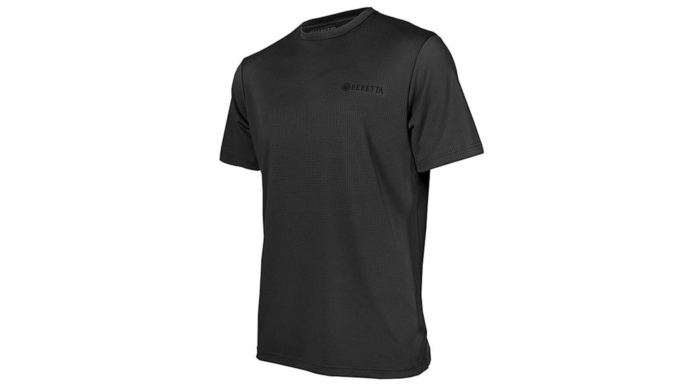 Beretta Men's US Tech Short Sleeve T-Shirt, Black, 2XL TS541T13220951XXL