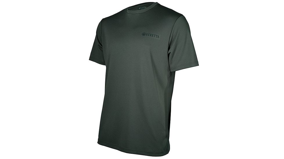 Beretta Men's US Tech Short Sleeve T-Shirt, Green, 2XL TS541T13220715XXL