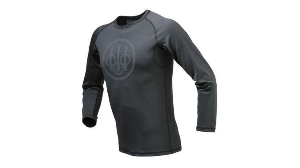 Beretta Mens X Warm Long Sleeve Merino T Shirt,Dark Grey,2XL IM081T06580924XXL