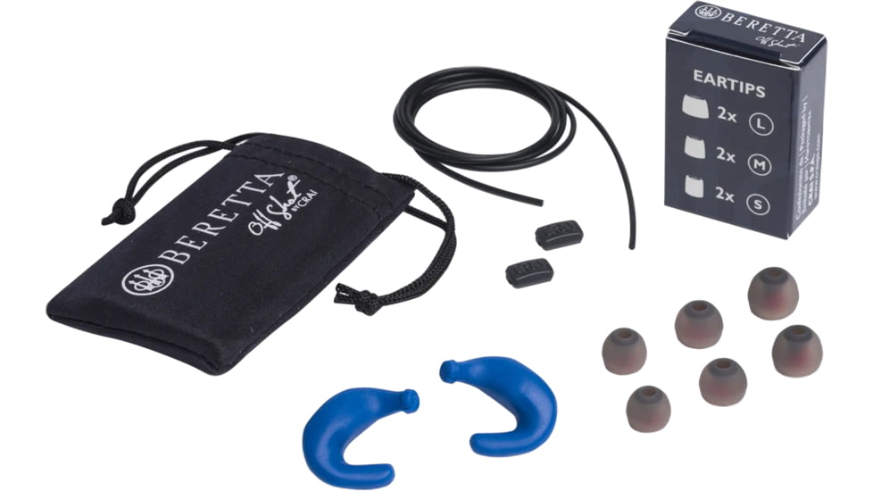 Beretta Mini Headset E2 Ear Plug, Beretta Blue, CF121D00430560UNI