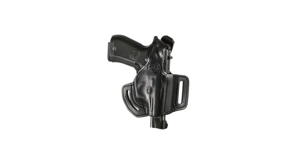 Beretta Mod. 02 for 84 Series Right Hand Leather Holster, Black E01139
