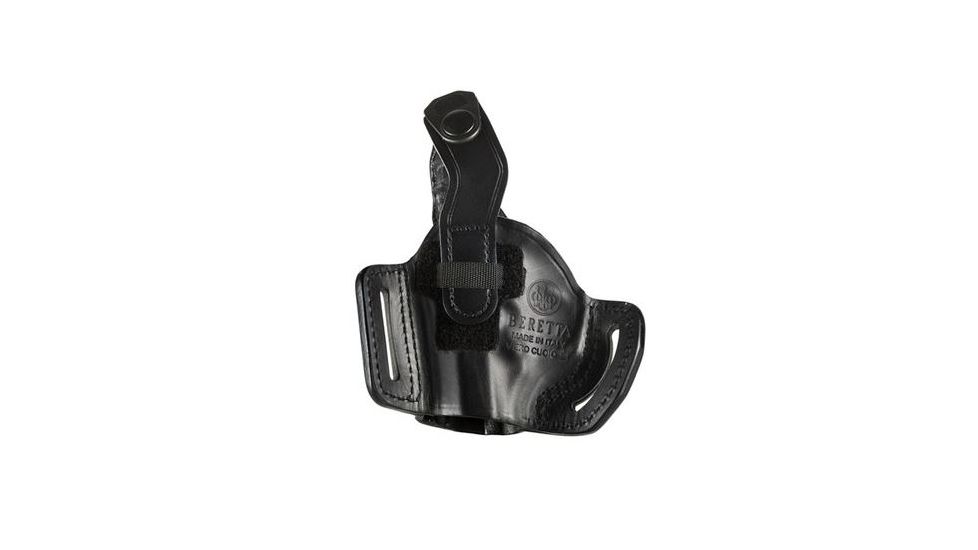 Beretta Mod. 02 for 92/96 Series Right Hand Leather Holster, Black E01115