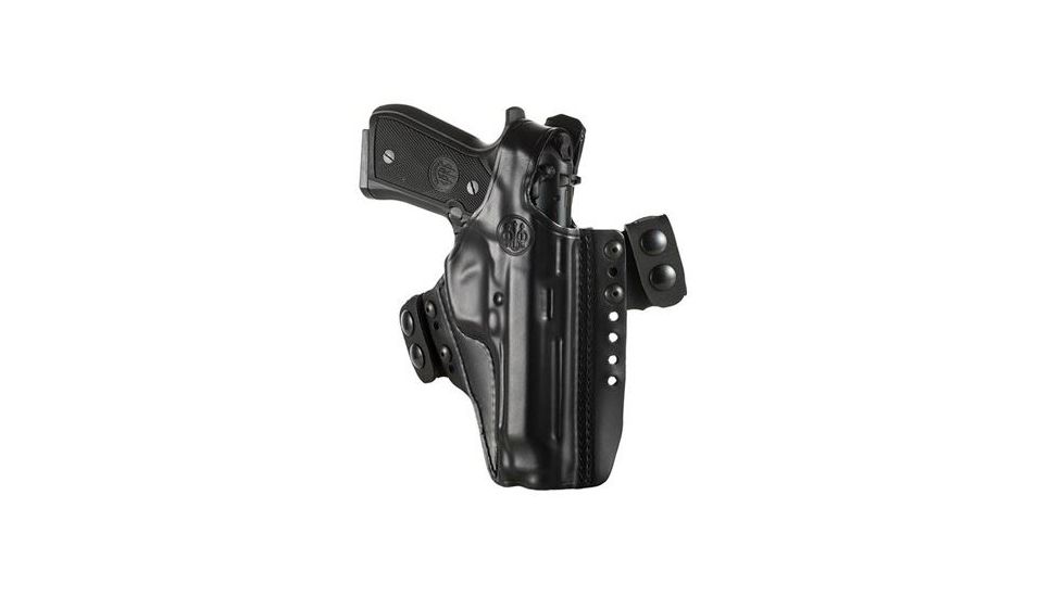 Beretta Mod. 03 for 92/96 Series Right Hand Leather Holster, Black E01116