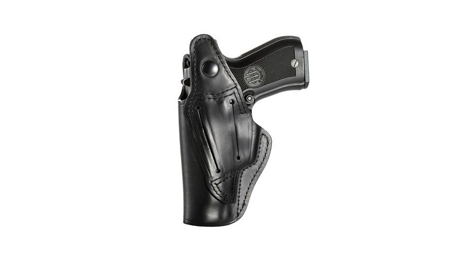 Beretta Mod. 04 for 80 Series Right Hand Leather Holster, Black E01141