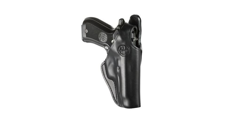 Beretta Mod. 04 for 80 Series Right Hand Leather Holster, Black E01141