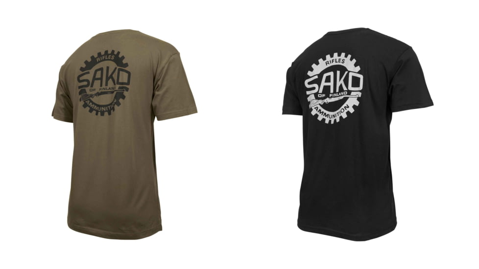 Beretta Old Skool Sako T-Shirt - Mens, Army Green, Black