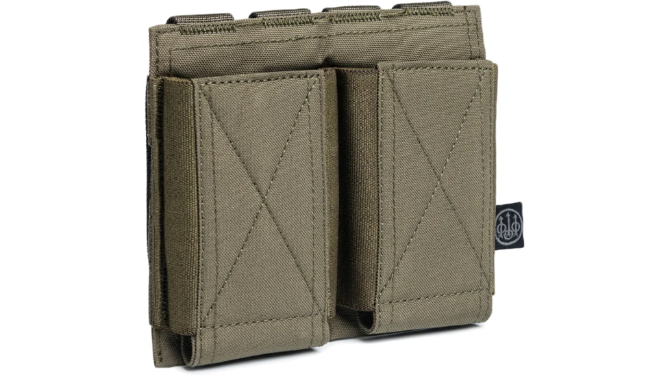 Beretta Open Top Double Multi Rifle Magazine Pouch, 5.56, Green Stone, CA181001890707UNI