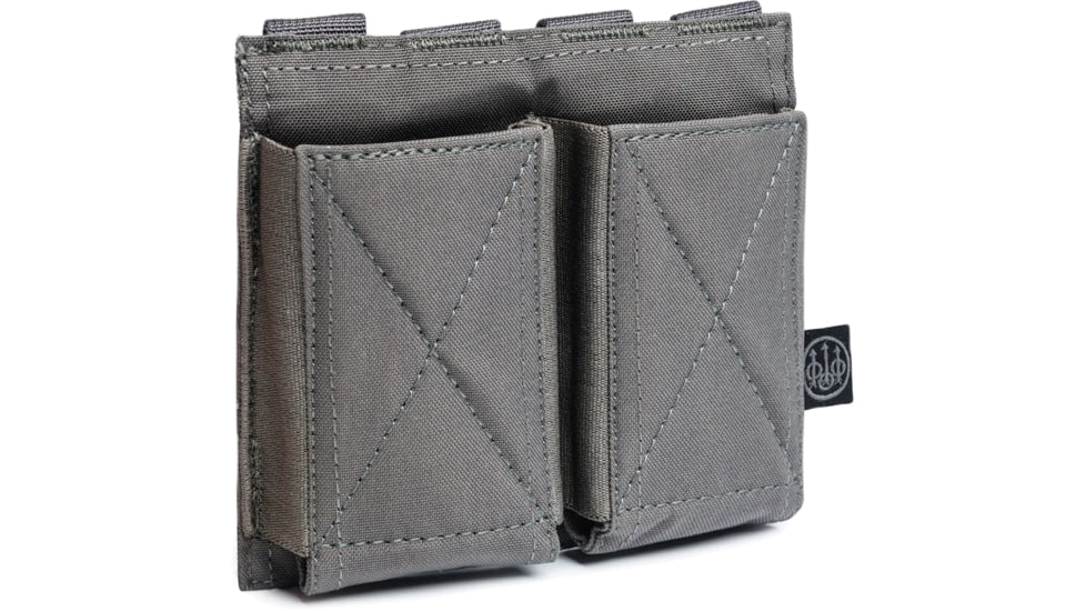 Beretta Open Top Double Multi Rifle Magazine Pouch, 5.56, Wolf Grey, CA181001890920UNI