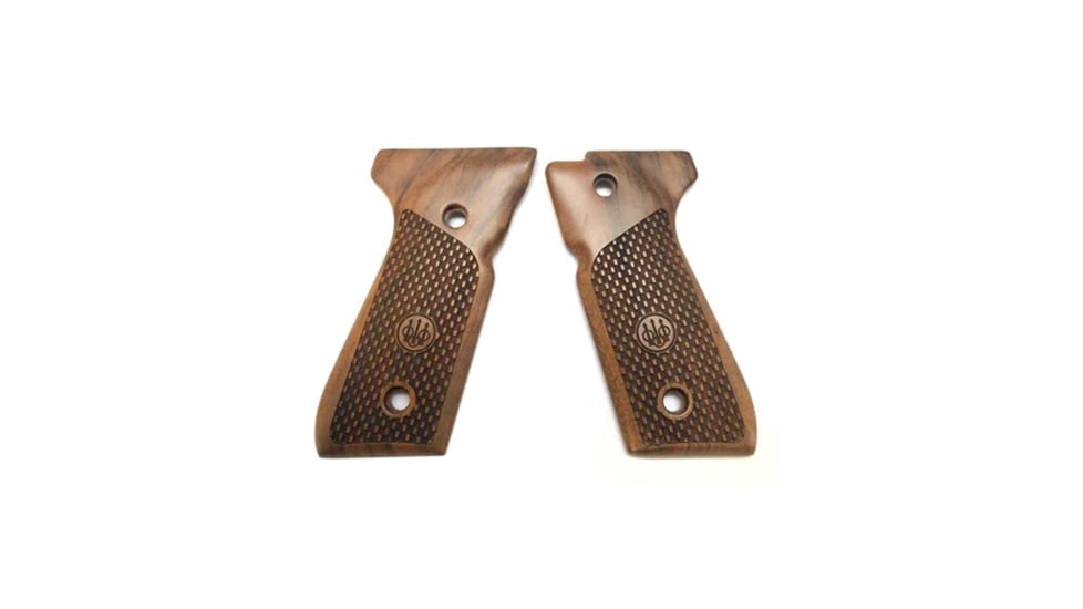 Beretta Oval PRO Walnut Pistol Grip, 92 Series, Wood, E02828