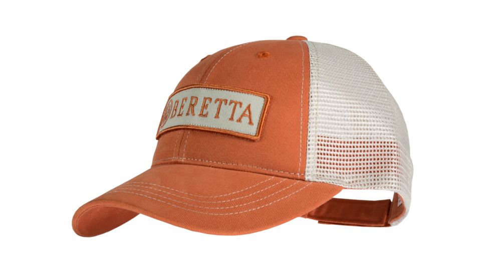 Beretta Patch Trucker Hat, Pumpkin &amp; Stone, BC062016600226