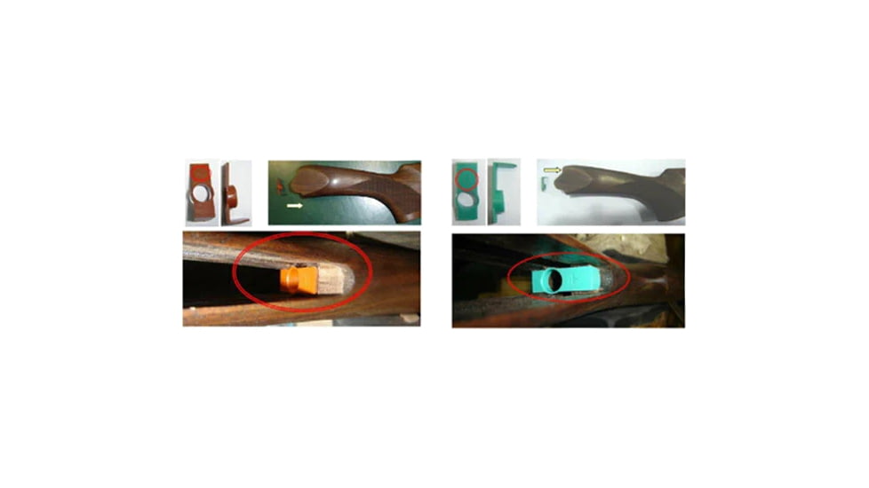 Beretta Perennia/Preveil Stock Drop Adjustment Drop Kit, Orange/Green, E00422