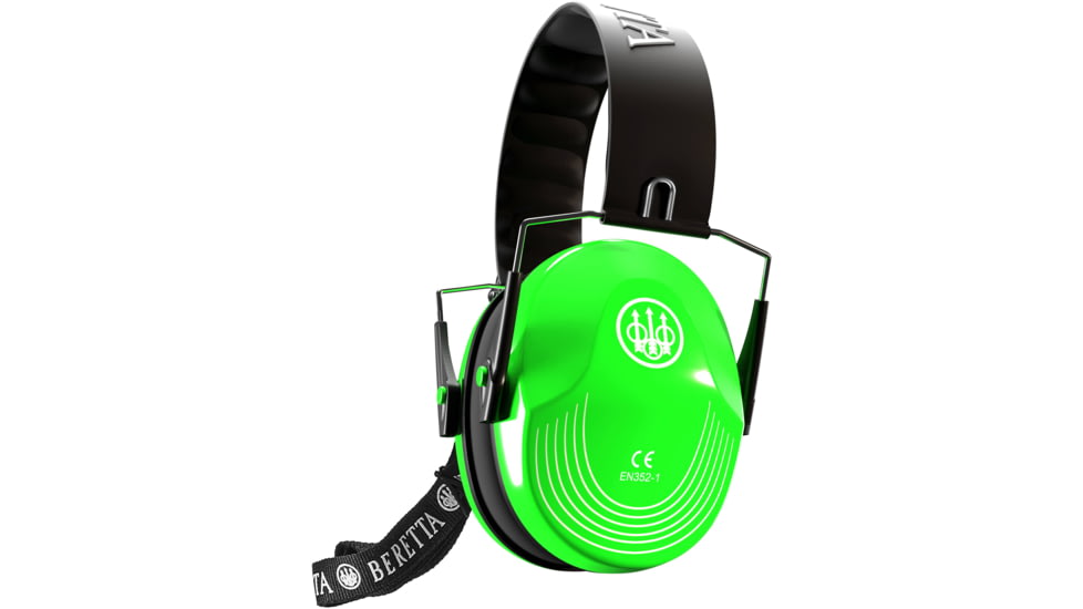Beretta Safety Pro Earmuff, 25dB, Green Fluorescent, CF1000000207FF