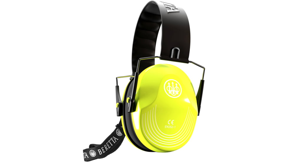 Beretta Safety Pro Earmuff, 25dB, Yellow Fluorescent, CF1000000202FF