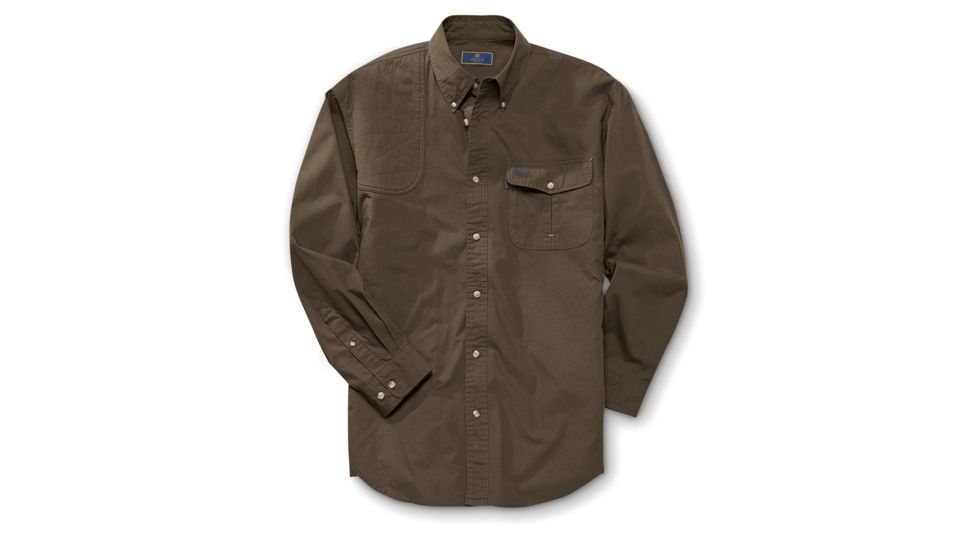 Beretta Shirt TM Shooting, Long Sleeve, Brown, Medium LU19756188M