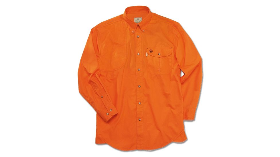 Beretta Shirt TM Shooting, Long Sleeve, Orange, Extra Large LU19756125XL