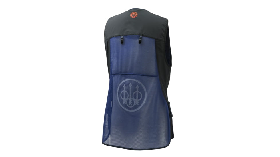 Beretta Silver Pigeon Evo Shooting Vest - Mens, Blue Total Eclipse White, Small, GT781T155305AZS