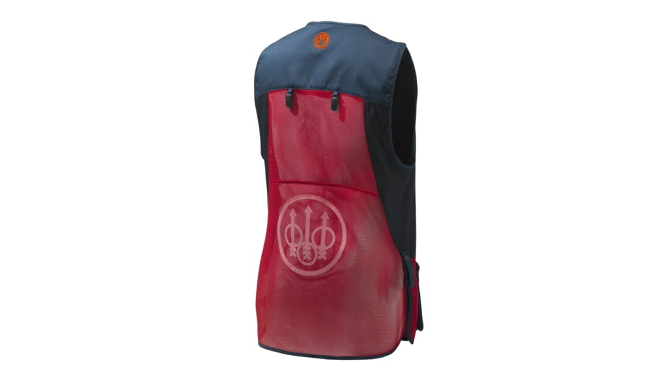 Beretta Silver Pigeon Evo Shooting Vest - Mens, Total Eclipse Blue &amp; Red, Small, GT781T155305A6S