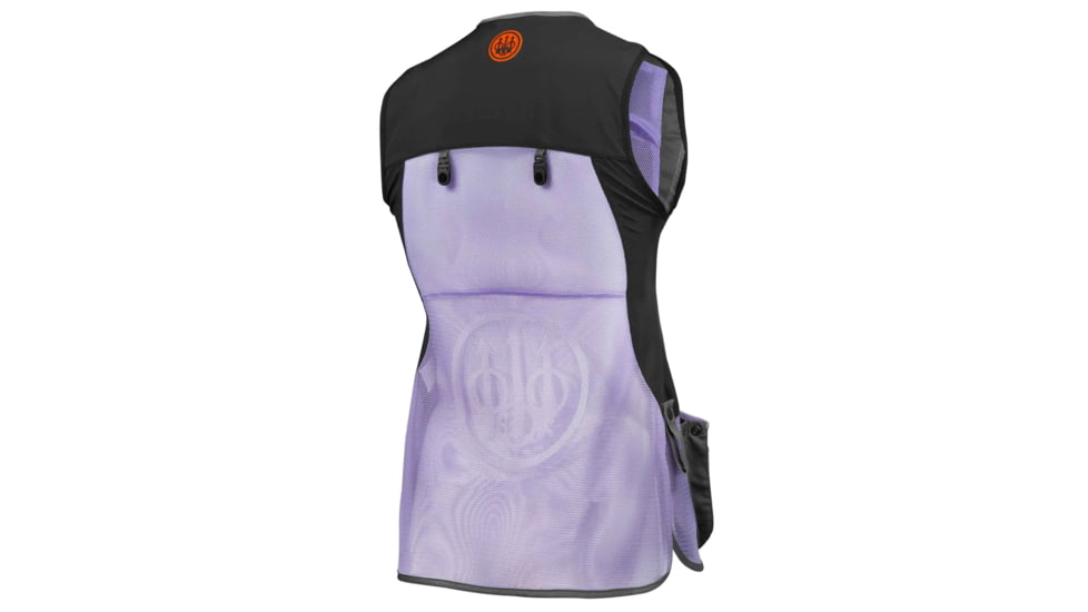 Beretta Silver Pigeon Evo Shooting Vest - Women's, Grey &amp; Lavender, Extra Large, GT791T155309OHXL