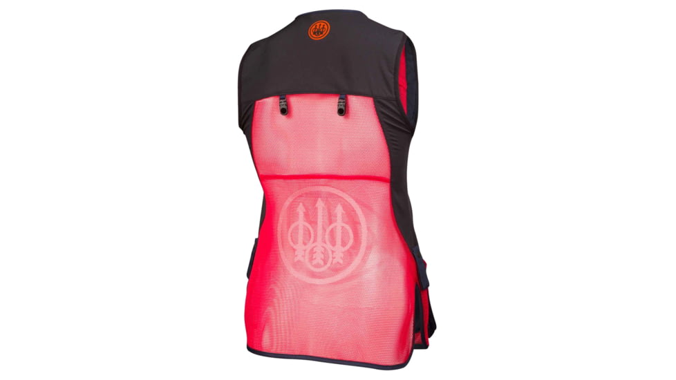 Beretta Silver Pigeon Evo Shooting Vest - Womens, Total Eclipse Blue &amp; Red, Small, GT791T155305A6S