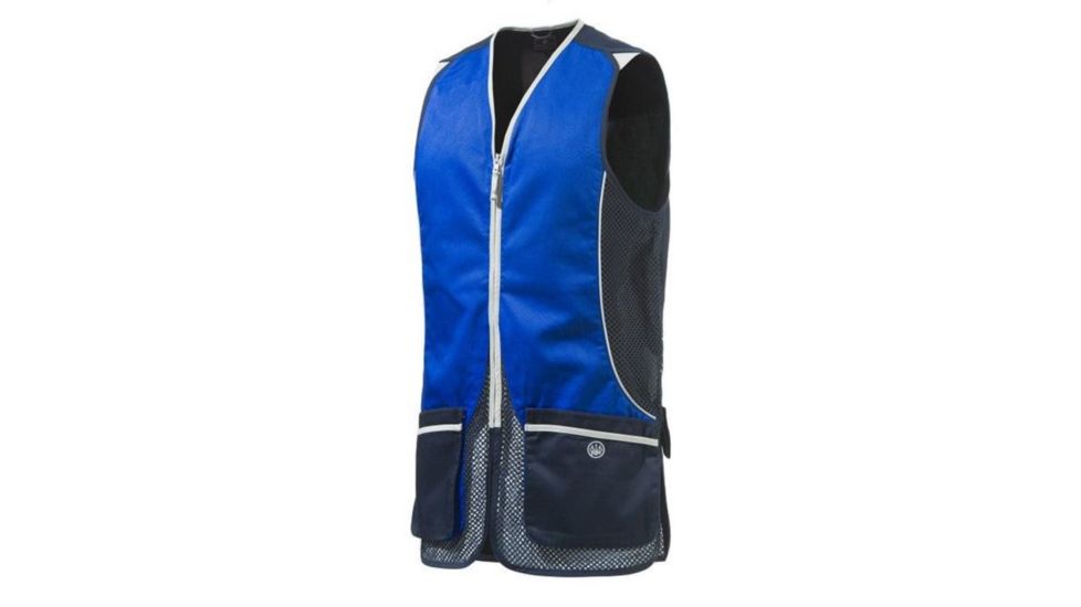 Beretta Silver Pigeon Shooting Vest,Blue Navy/Excel Blue,3XL GT212021130545XXXL