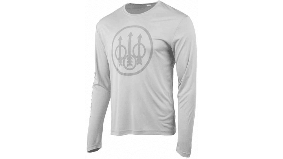 Beretta LS Vintage Trident T-Shirt - Men's, Light Grey, Large, TS736T0394090CL