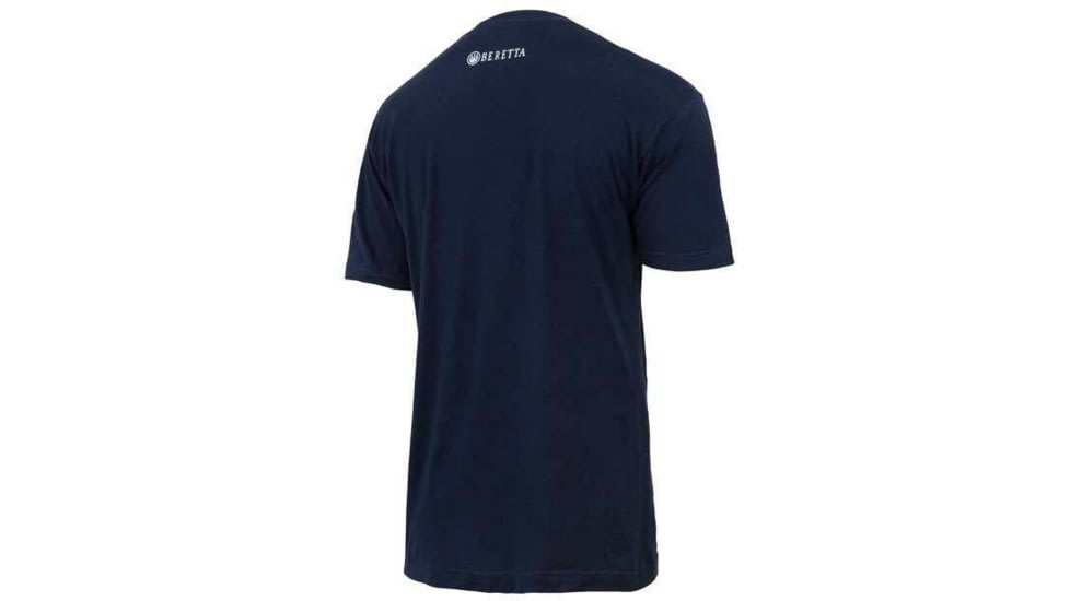 Beretta Retro Busa Logo T-Shirt - Men's, Navy Blue, Large, TS731T18900058L