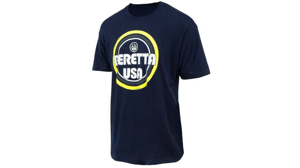Beretta T-shirt Retro Busa Logo Large Navy Blue